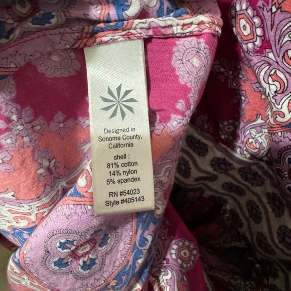 Athleta Nirvana Tunic Hot Pink Size small - Picture 6 of 7